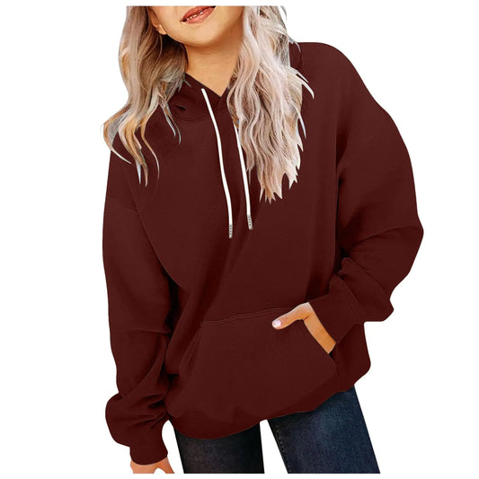 LBECLEY Cute Hoodies for Girls Oversized Long Sleeve Gradient Drawstring Hooded Sweatshirt Teen Girls Pullover (11-12 Years)