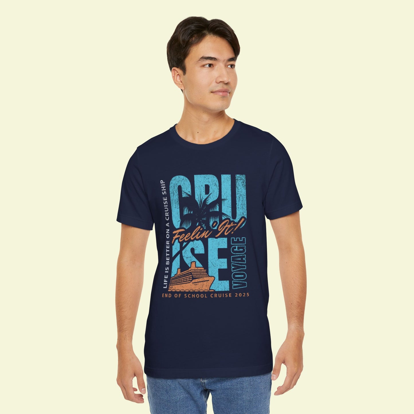End of School Cruise 2025 Tee – Light, Comfy & Ready to Sail