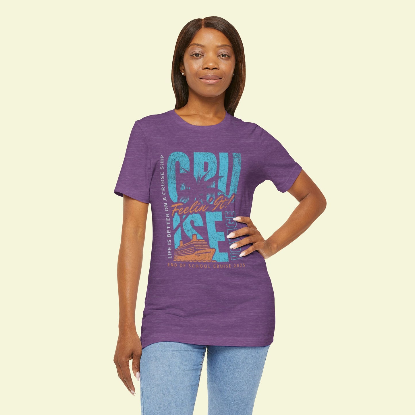 End of School Cruise 2025 Tee – Light, Comfy & Ready to Sail
