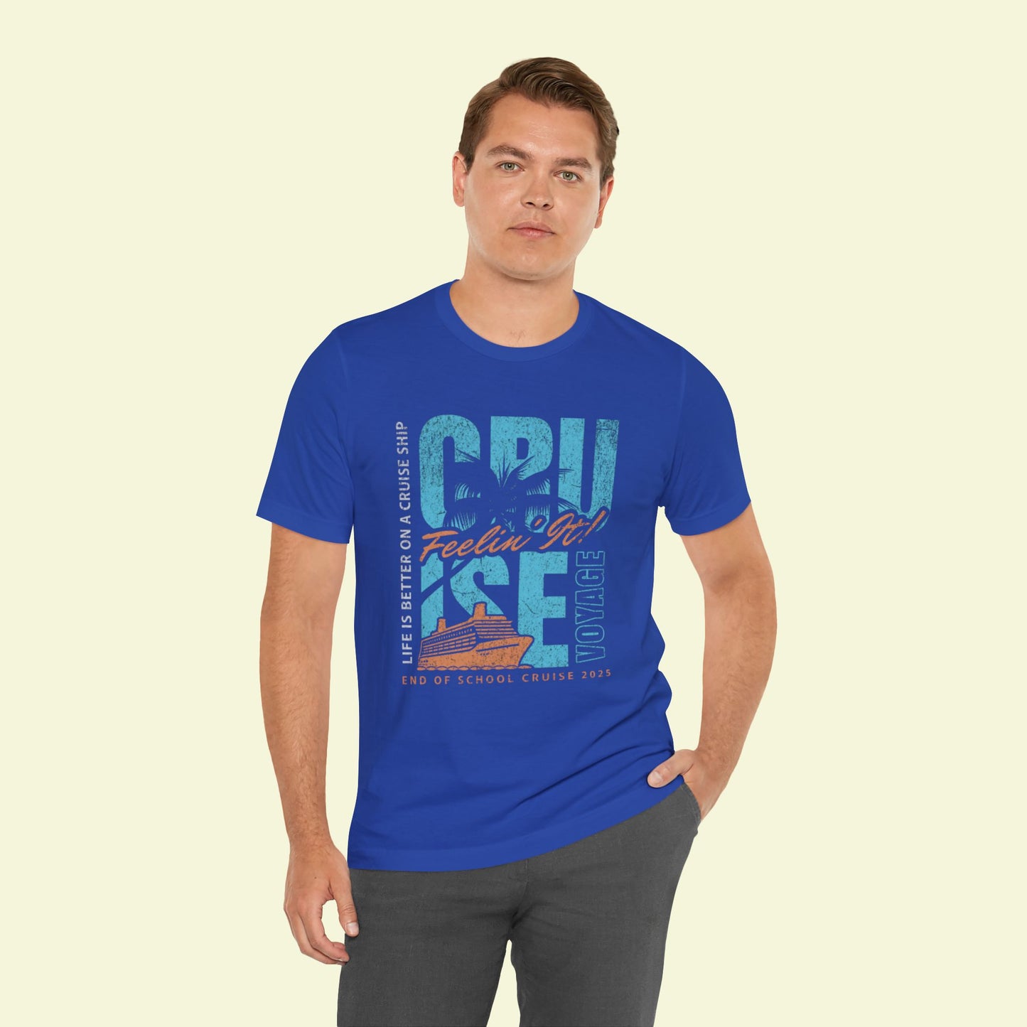 End of School Cruise 2025 Tee – Light, Comfy & Ready to Sail